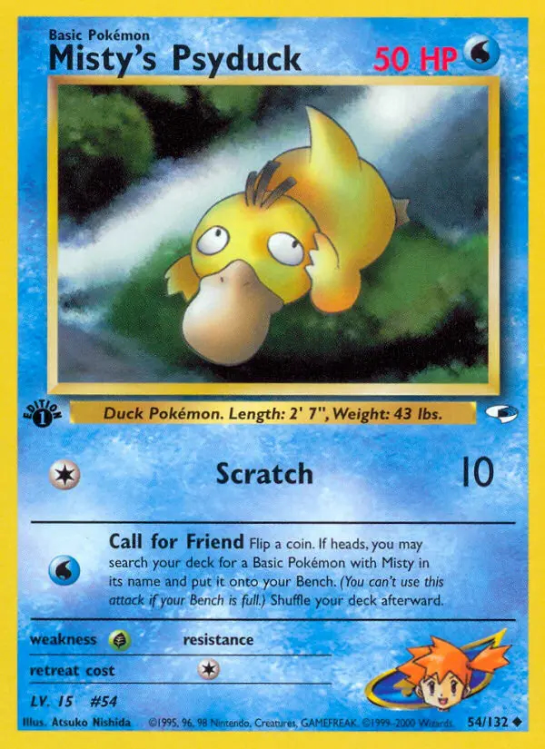 Image of the card Misty's Psyduck