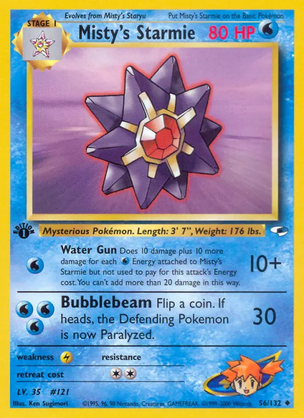 Image of the card Misty's Starmie
