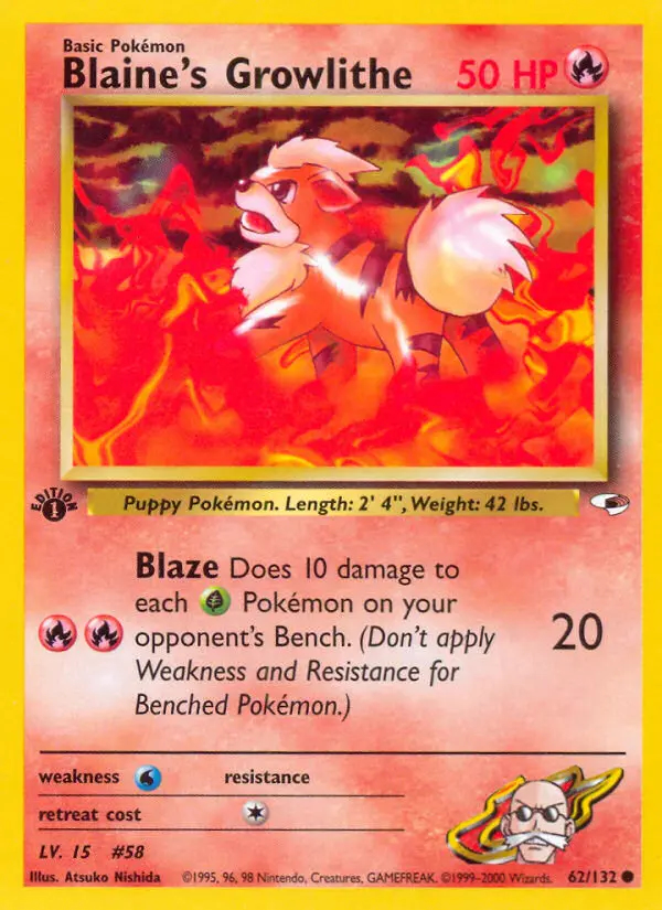 Image of the card Blaine's Growlithe