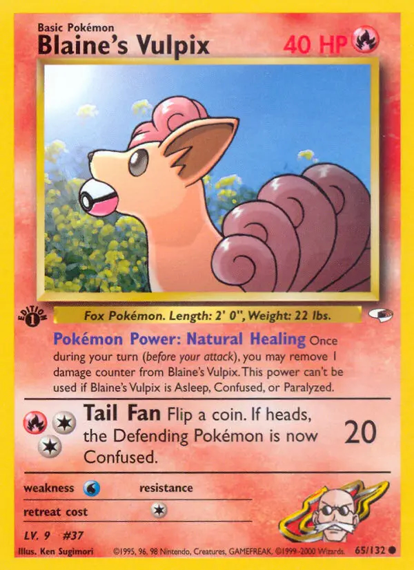 Image of the card Blaine's Vulpix