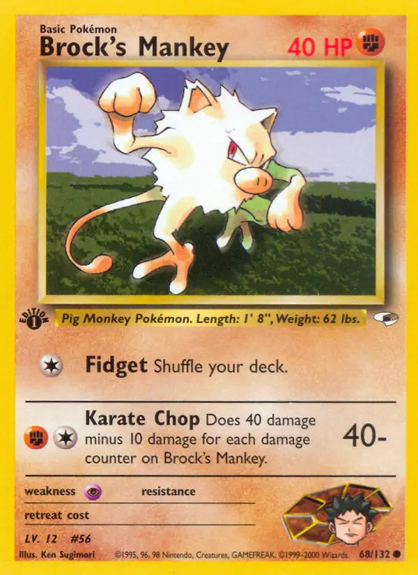 Image of the card Brock's Mankey