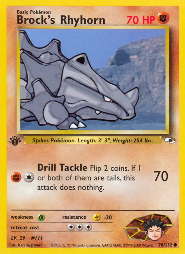 Image of the card Brock's Rhyhorn