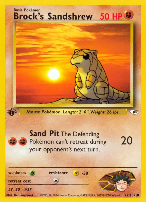 Image of the card Brock's Sandshrew