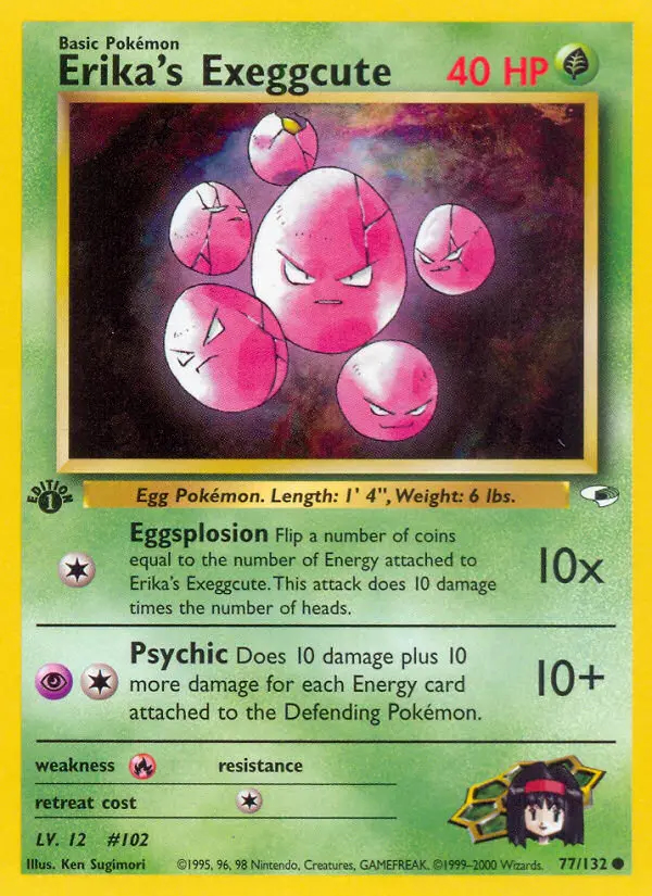 Image of the card Erika's Exeggcute