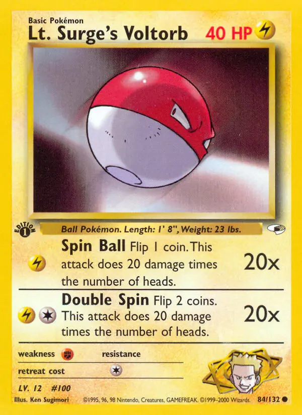 Image of the card Lt. Surge's Voltorb