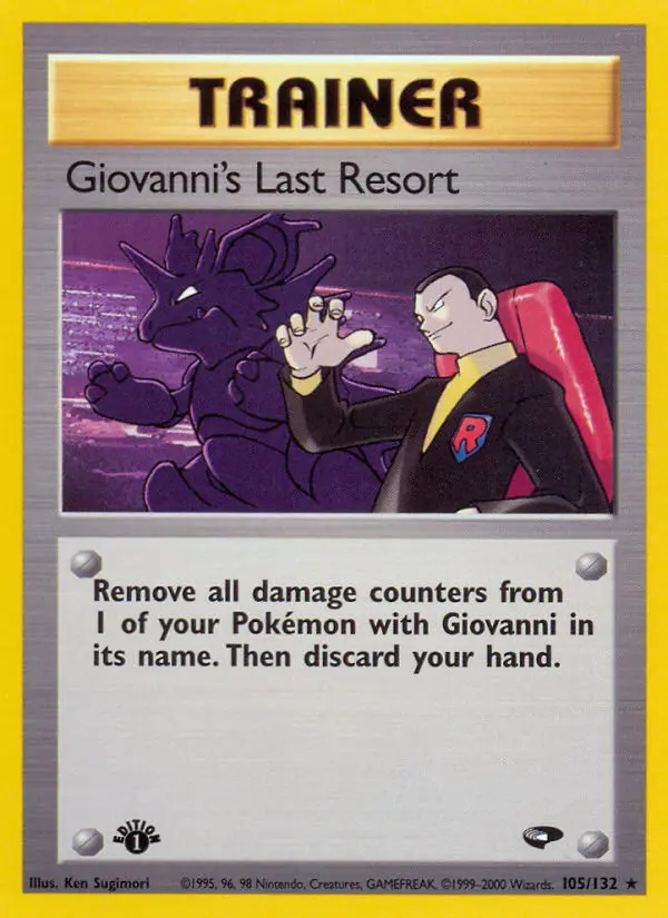 Image of the card Giovanni's Last Resort
