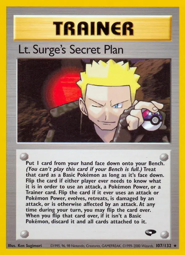 Image of the card Lt. Surge's Secret Plan
