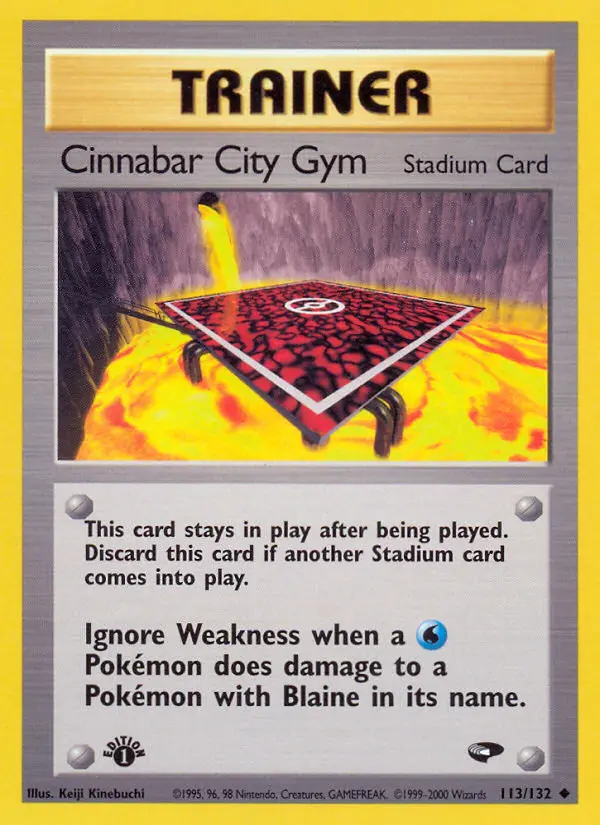 Image of the card Cinnabar City Gym