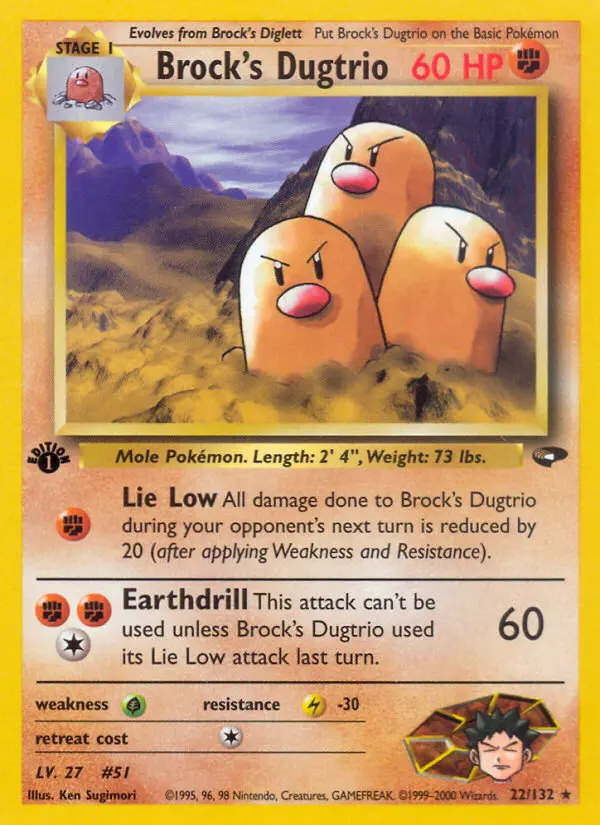 Image of the card Brock's Dugtrio