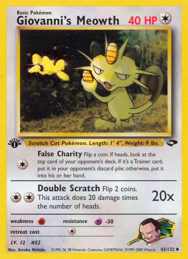 Image of the card Giovanni's Meowth