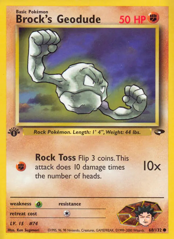 Image of the card Brock's Geodude