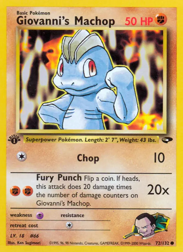 Image of the card Giovanni's Machop