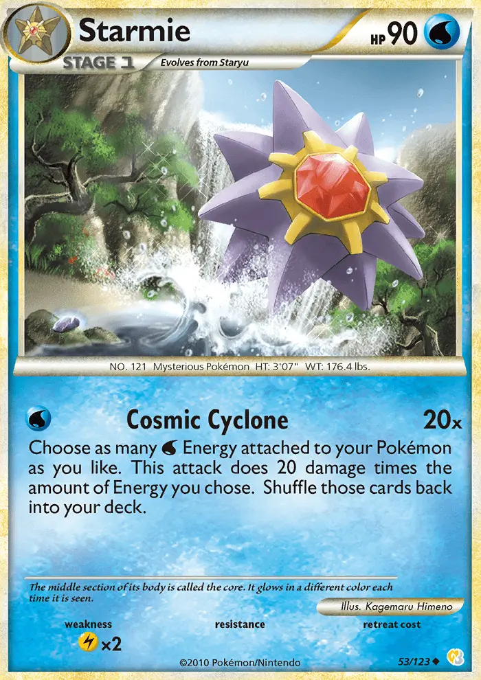Image of the card Starmie