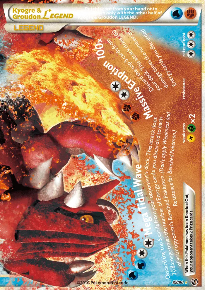 Image of the card Kyogre & Groudon LEGEND