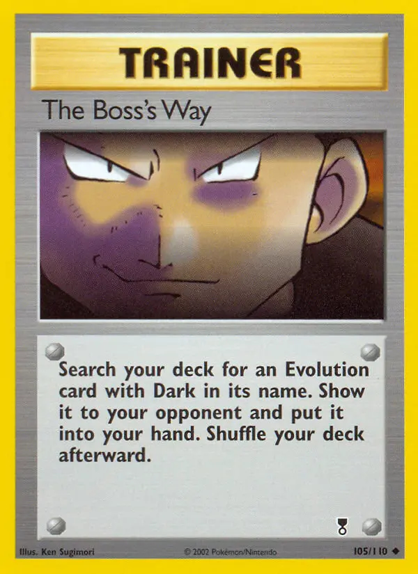 Image of the card The Boss's Way