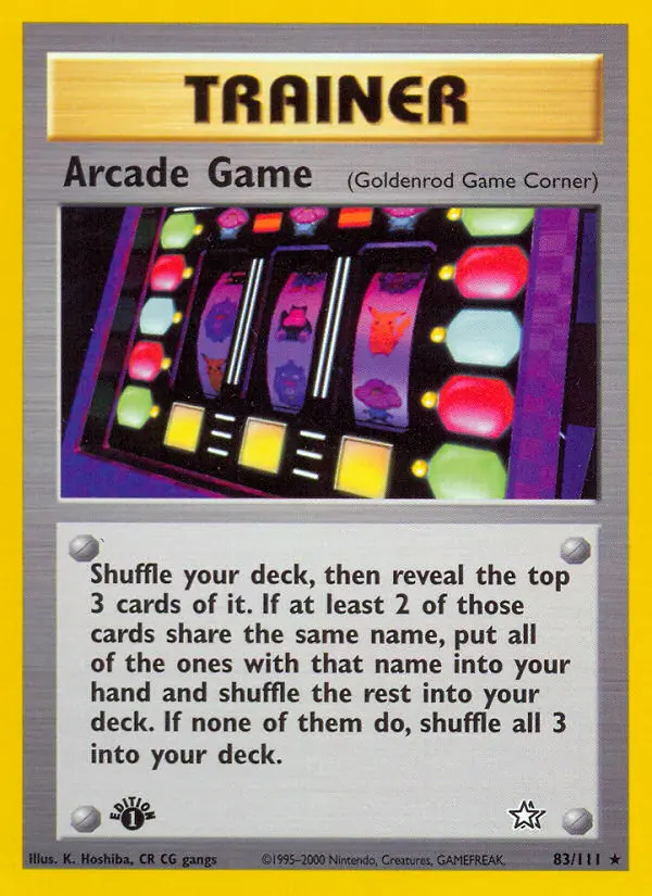 Image of the card Arcade Game