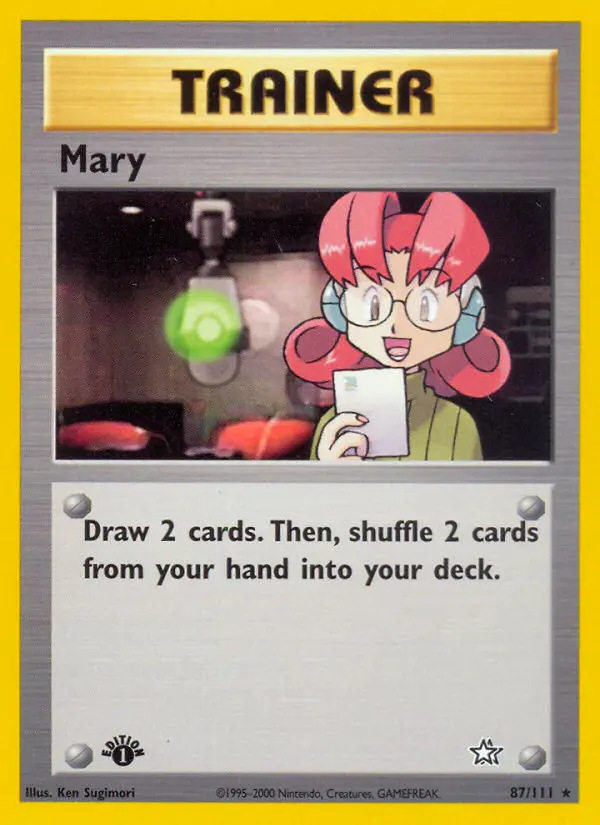 Image of the card Mary