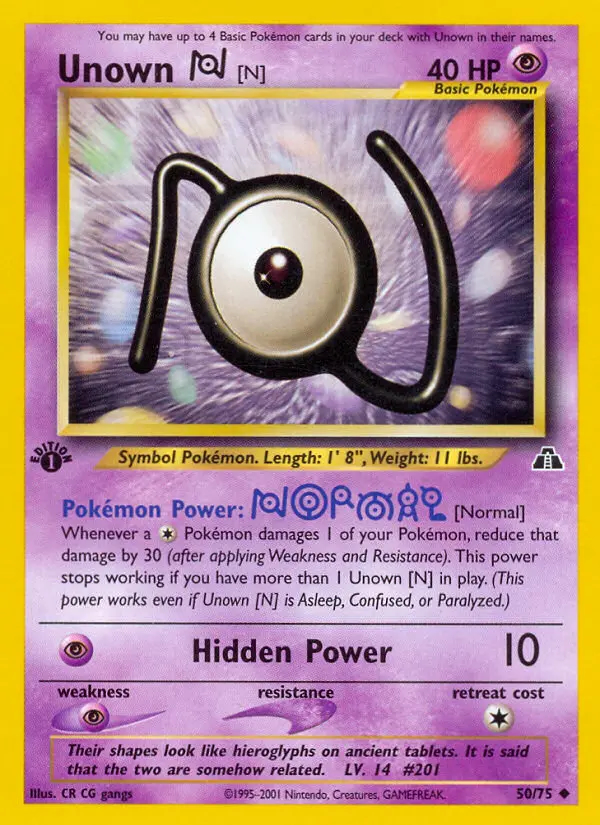 Image of the card Unown [N]