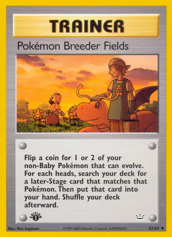 Image of the card Pokémon Breeder Fields
