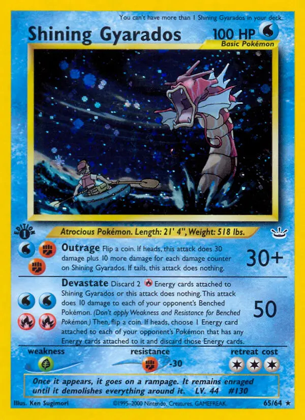 Image of the card Shining Gyarados