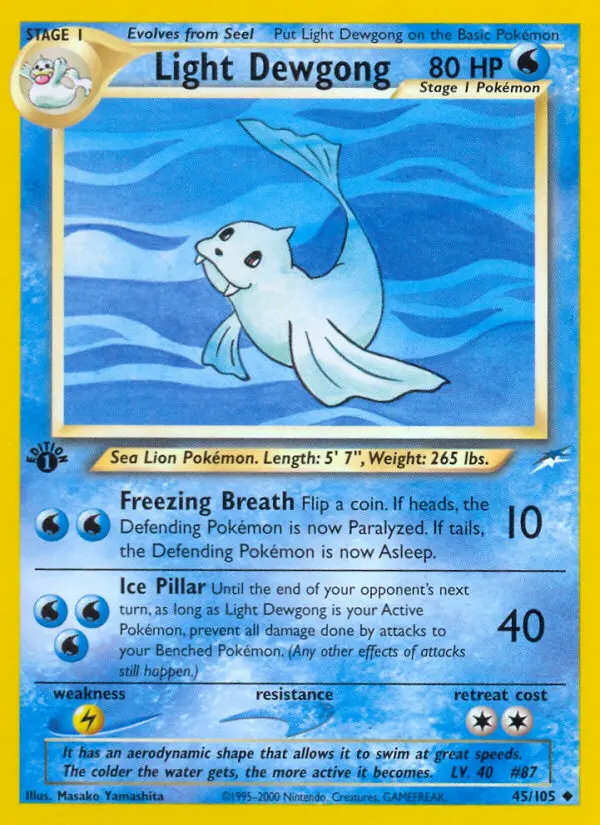 Image of the card Light Dewgong