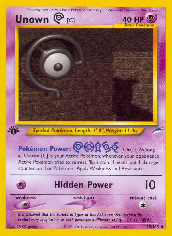 Image of the card Unown [C]