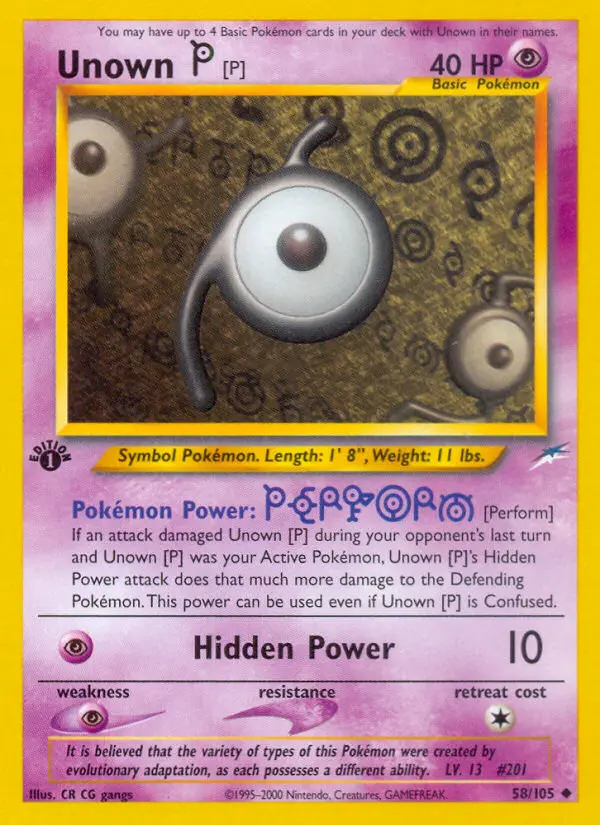 Image of the card Unown [P]