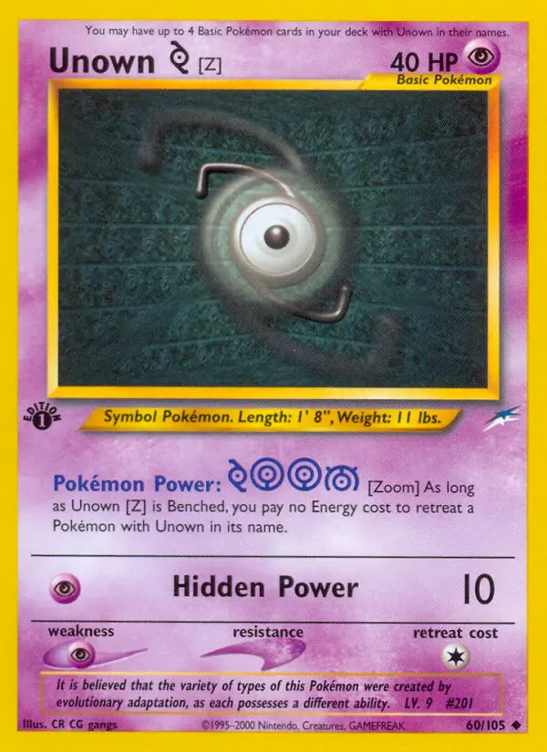 Image of the card Unown [Z]