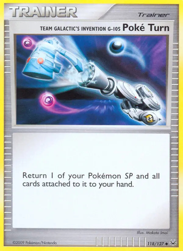 Image of the card Team Galactic's Invention G-105 Poké Turn