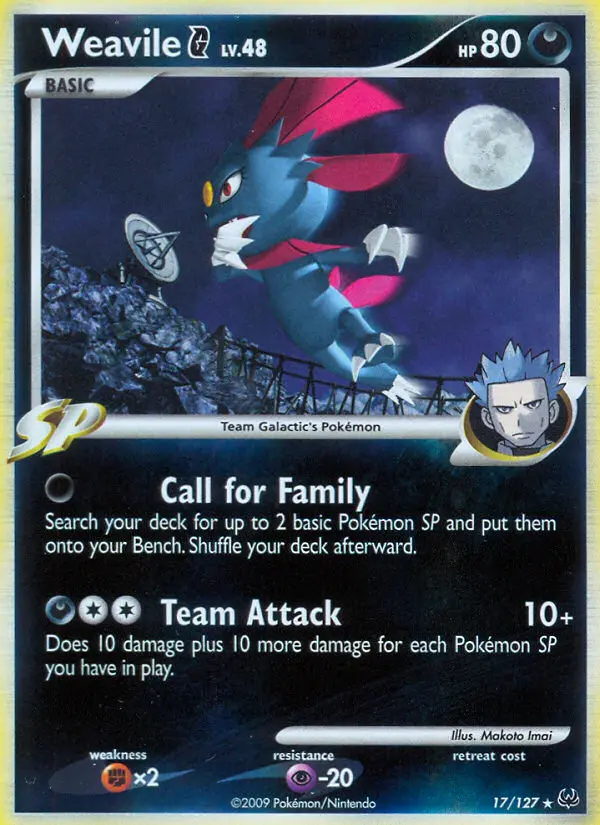Image of the card Weavile G