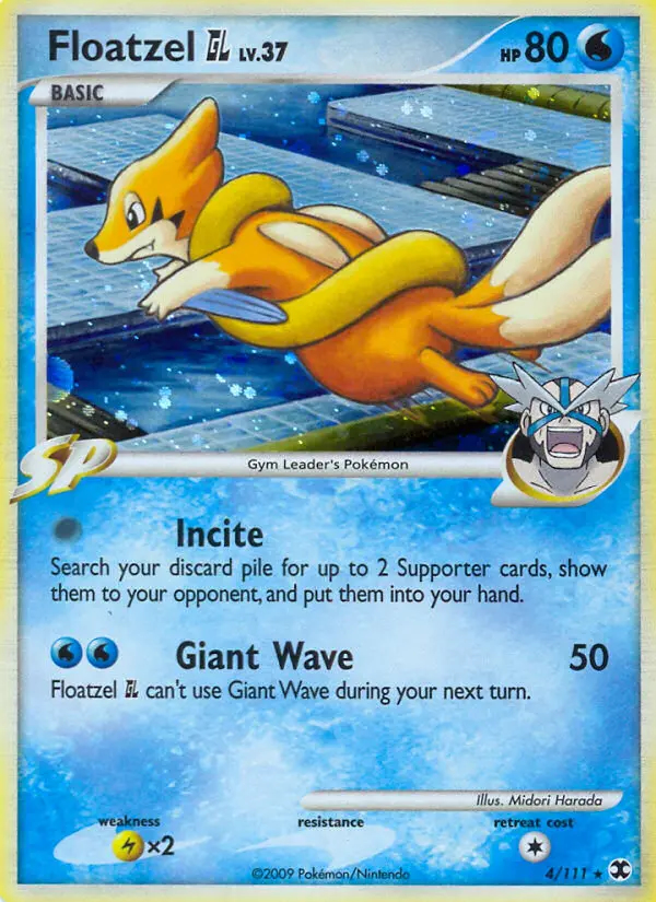 Image of the card Floatzel GL