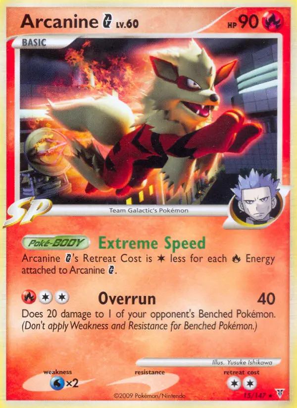 Image of the card Arcanine G