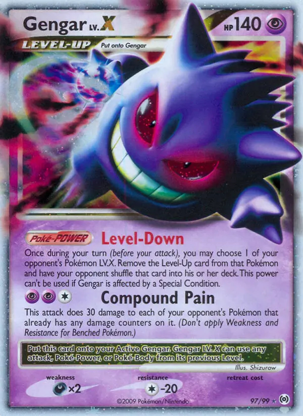 Image of the card Gengar LV. X