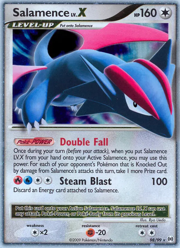 Image of the card Salamence LV. X