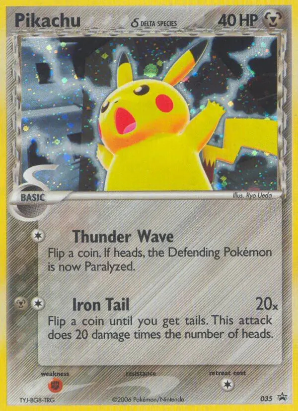 Image of the card Pikachu δ