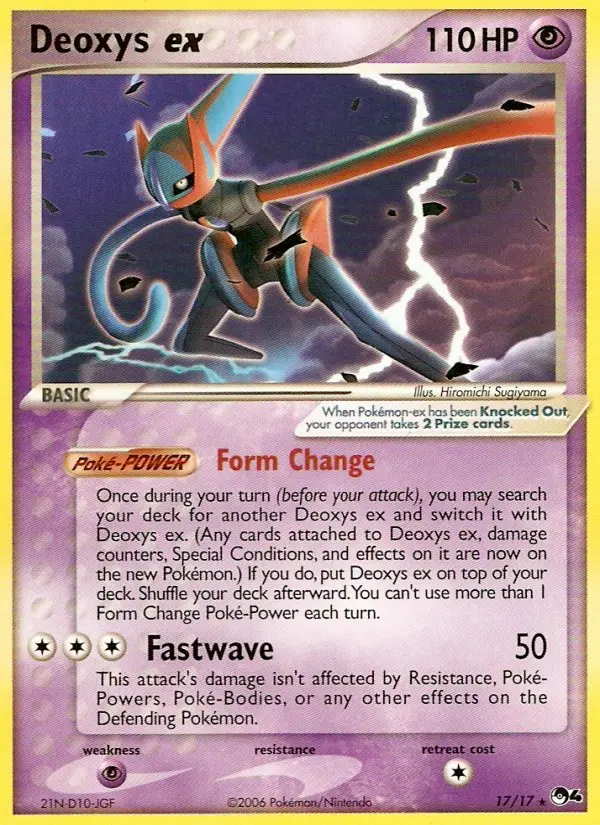 Image of the card Deoxys ex
