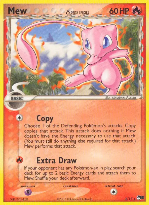 Image of the card Mew δ