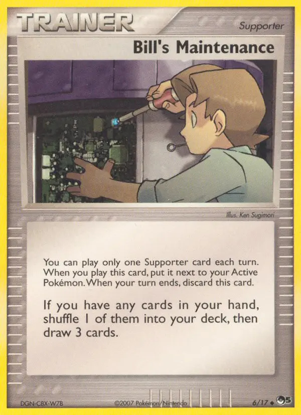 Image of the card Bill’s Maintenance