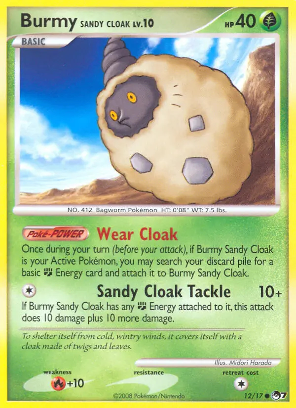 Image of the card Burmy Sandy Cloak