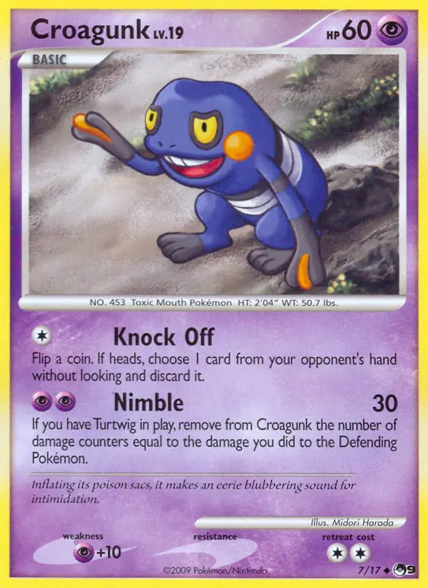 Image of the card Croagunk