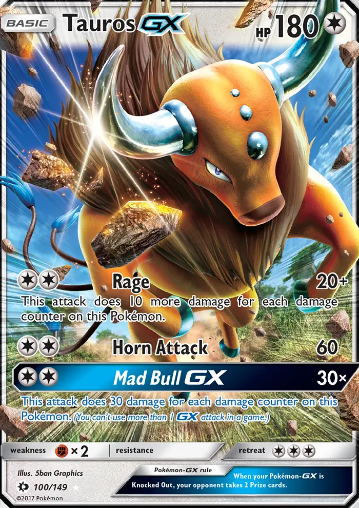 Image of the card Tauros GX