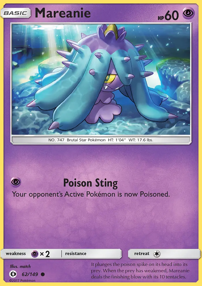 Image of the card Mareanie
