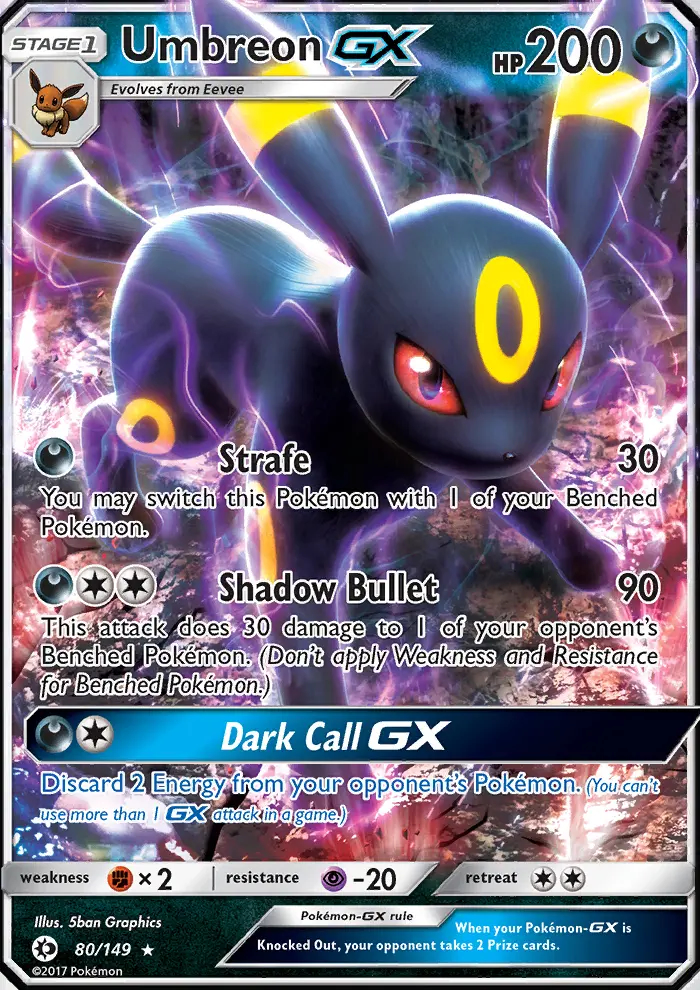 Image of the card Umbreon GX