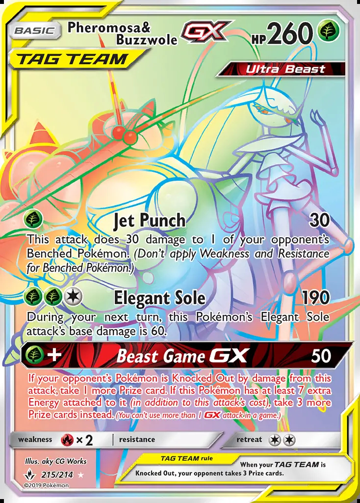 Image of the card Pheromosa & Buzzwole GX