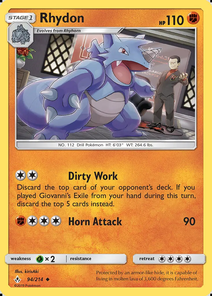 Image of the card Rhydon