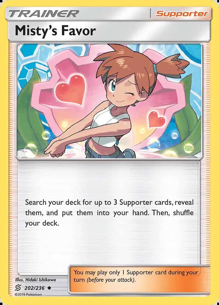 Image of the card Misty’s Favor