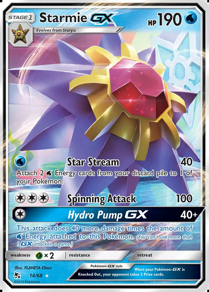 Image of the card Starmie GX