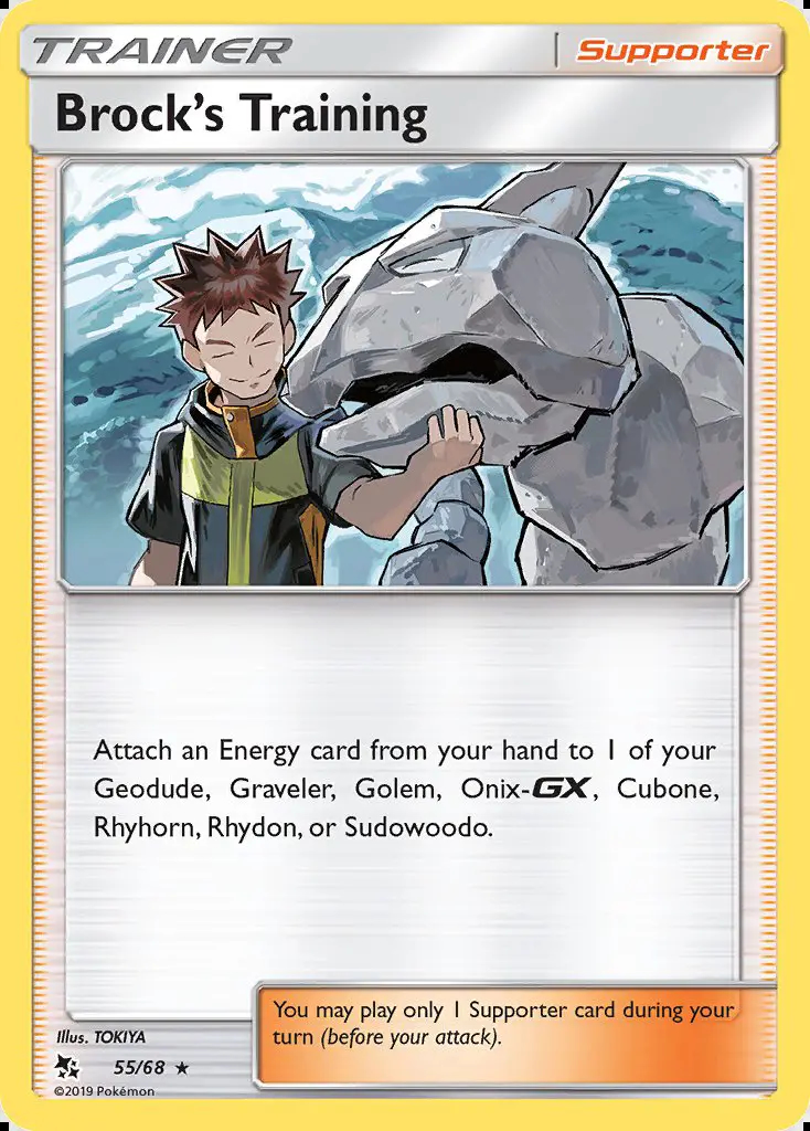 Image of the card Brock’s Training