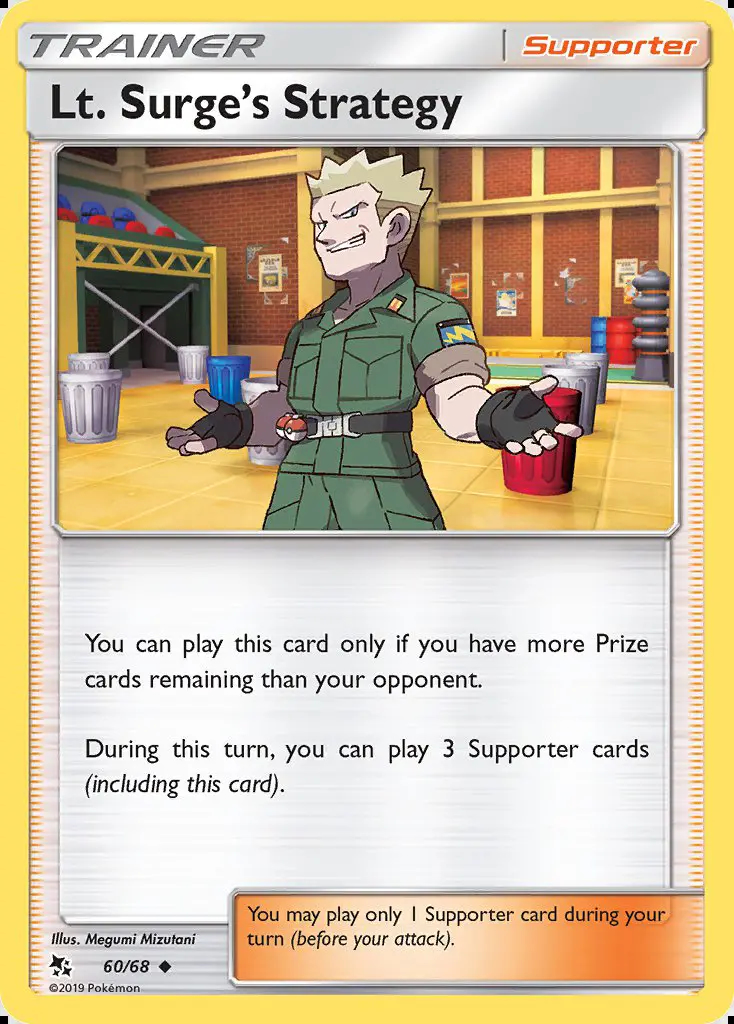 Image of the card Lt. Surge’s Strategy