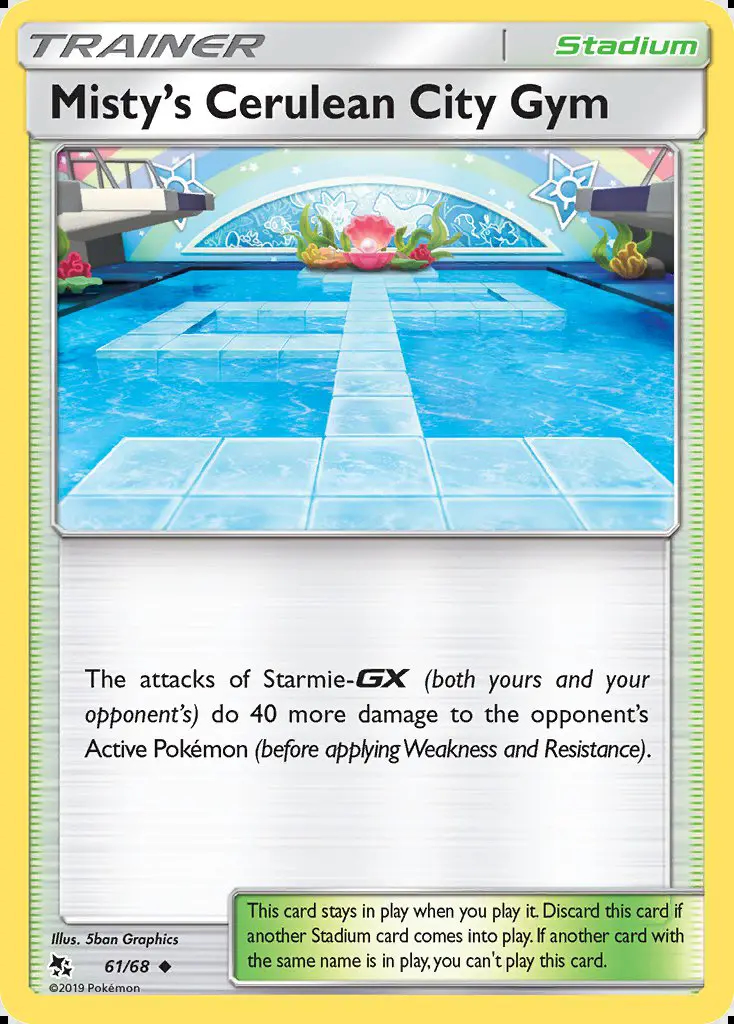 Image of the card Misty’s Cerulean City Gym